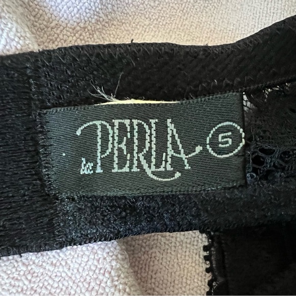 La Perla Black Lace Underwire Bra 40D Made In Italy - Picture 10 of 11